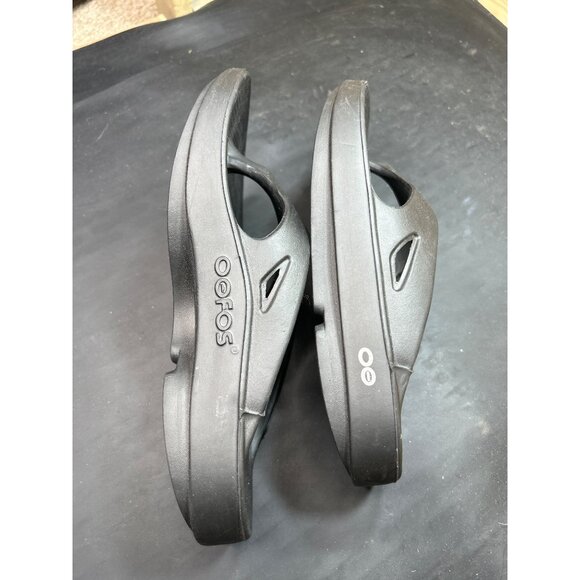 Oofos OOriginal Recovery Sandals Black EU39 M6 W8 Lightweight Arch Support - Picture 7 of 7